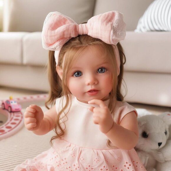 🆕Kids Reborn Baby Dolls 20 Inch Realistic Girl Newborn Baby Doll Toddler Dolls - Picture 2 of 8